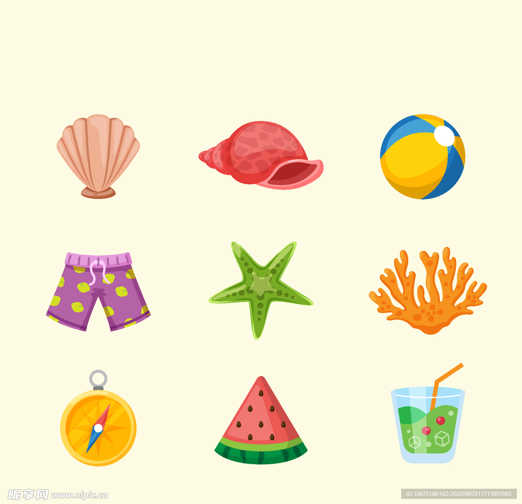 夏日元素