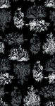 黑白小天使 分层花纹