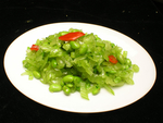 青咸菜毛豆