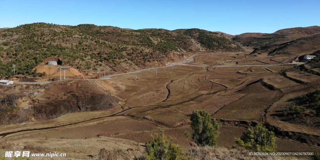 山村田园风光图片