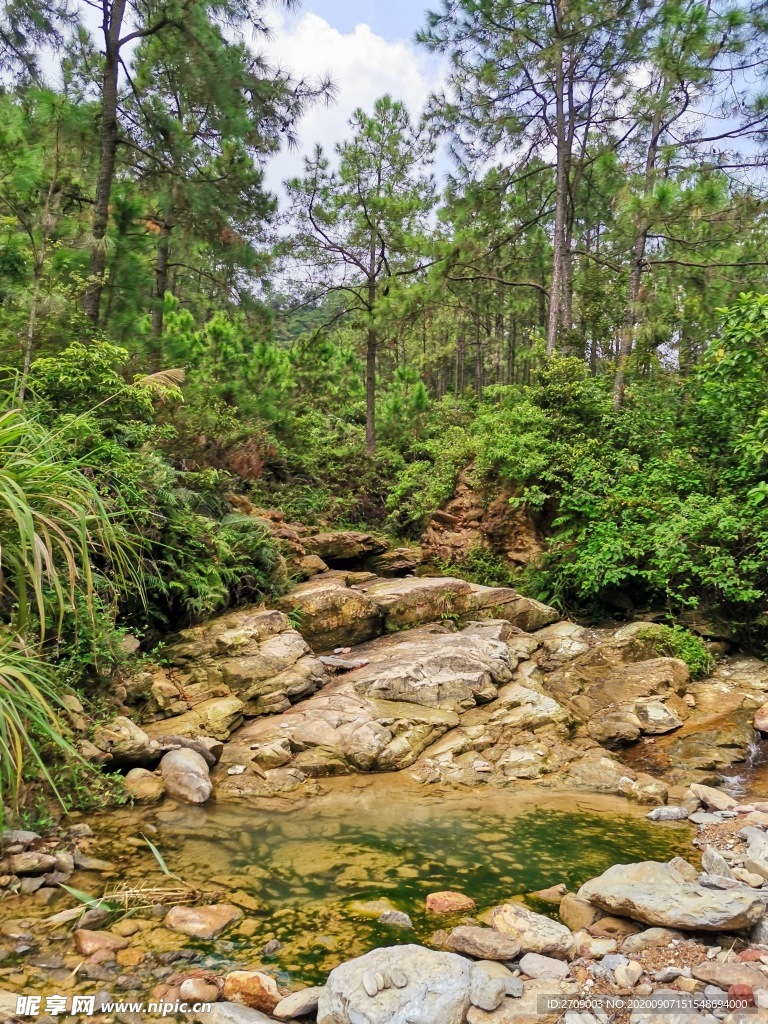 山间小溪流