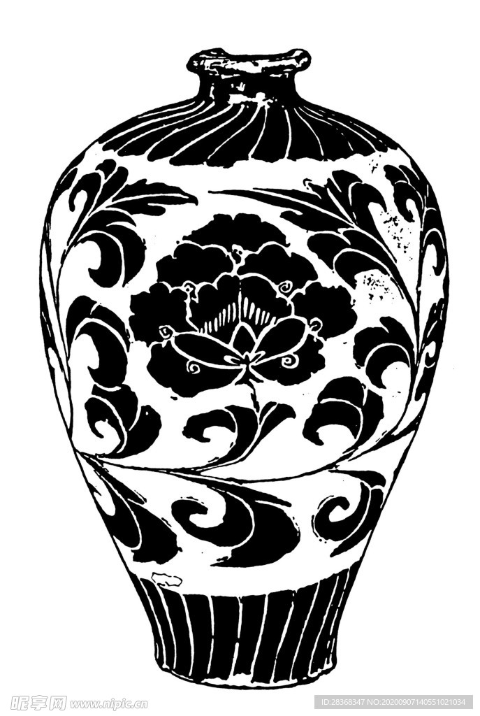 古代罐子花纹
