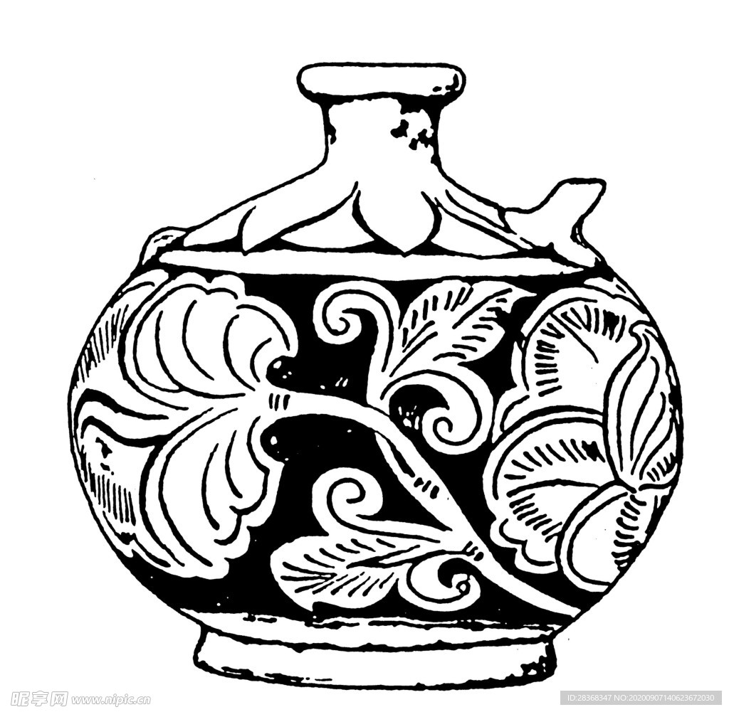 古代罐子花纹