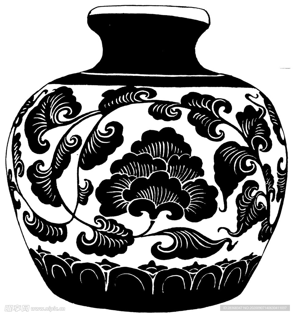 古代罐子花纹