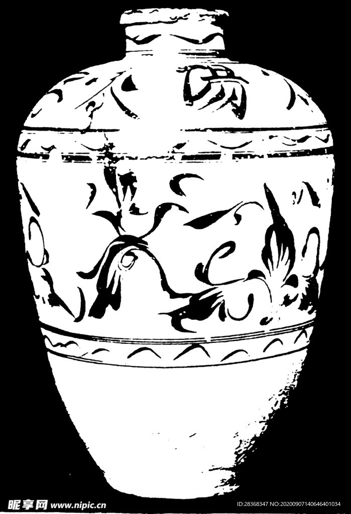 古代罐子花纹
