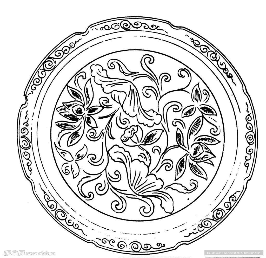 古代罐子花纹