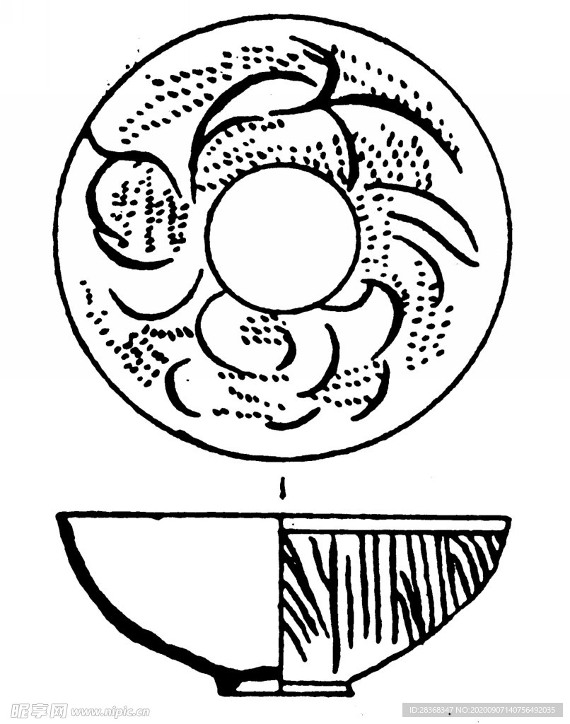 古代罐子花纹
