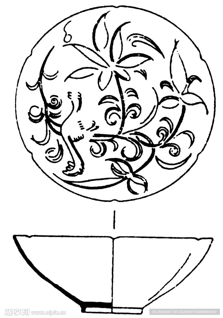 古代罐子花纹