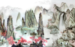水墨背景墙