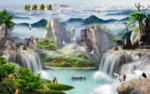 水墨背景墙