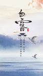 白露节气海报