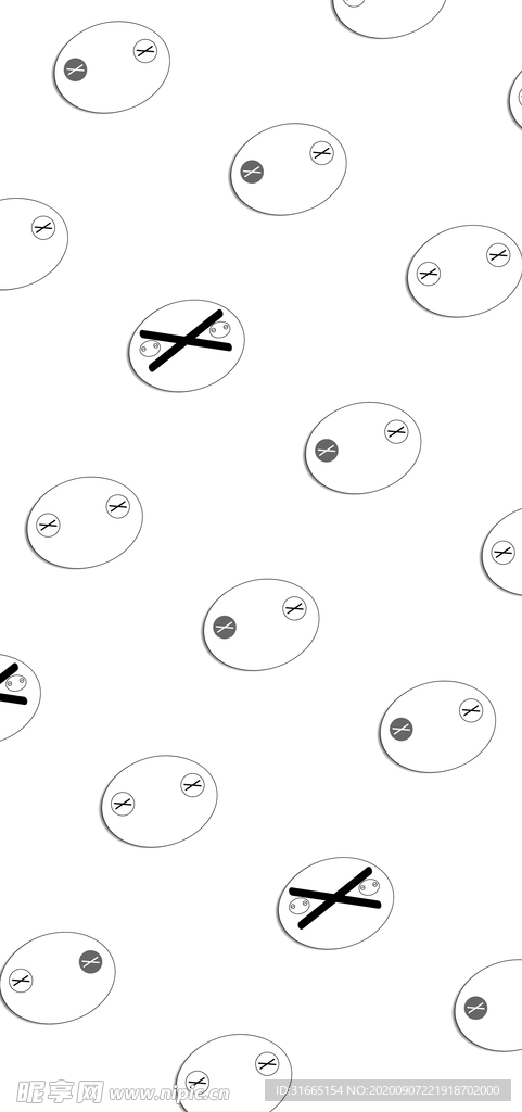 无厘头 搞笑 底纹 矢量图