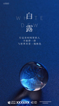 白露节气海报