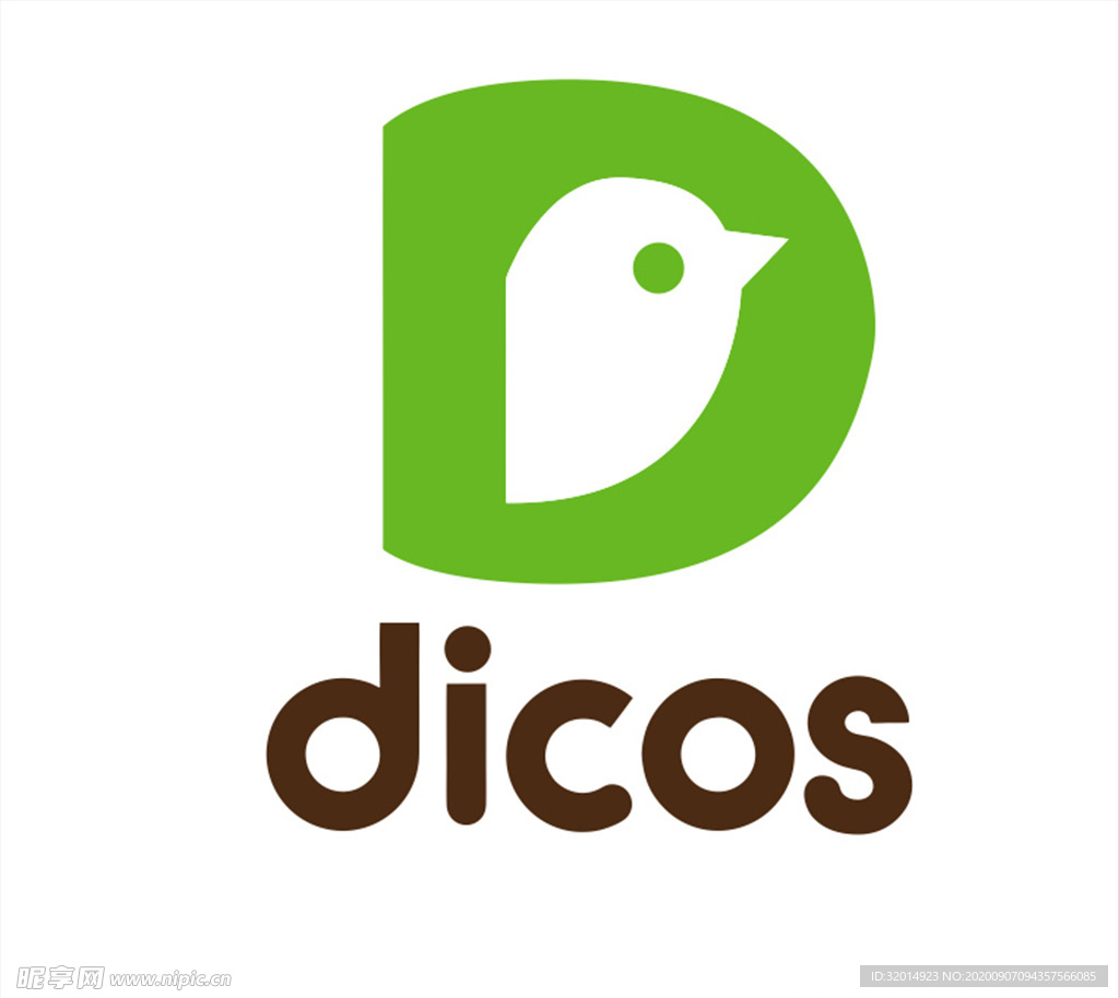 dicos logo 小鸟