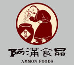 阿满食品logo