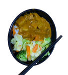 咖喱牛肉饭  透明背景