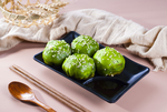 菠菜汁生煎包