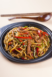 黑椒牛柳炒面