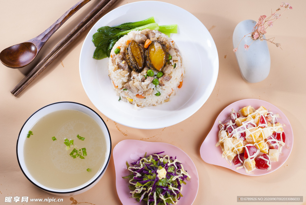 鲍鱼炒饭套餐