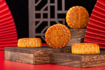 中国风拍摄传统中秋节月饼