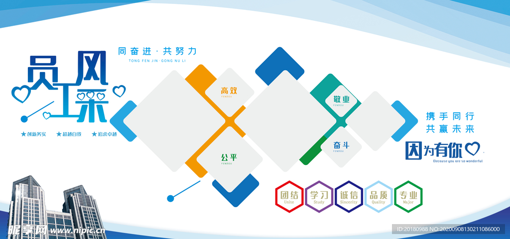 企业文化展板