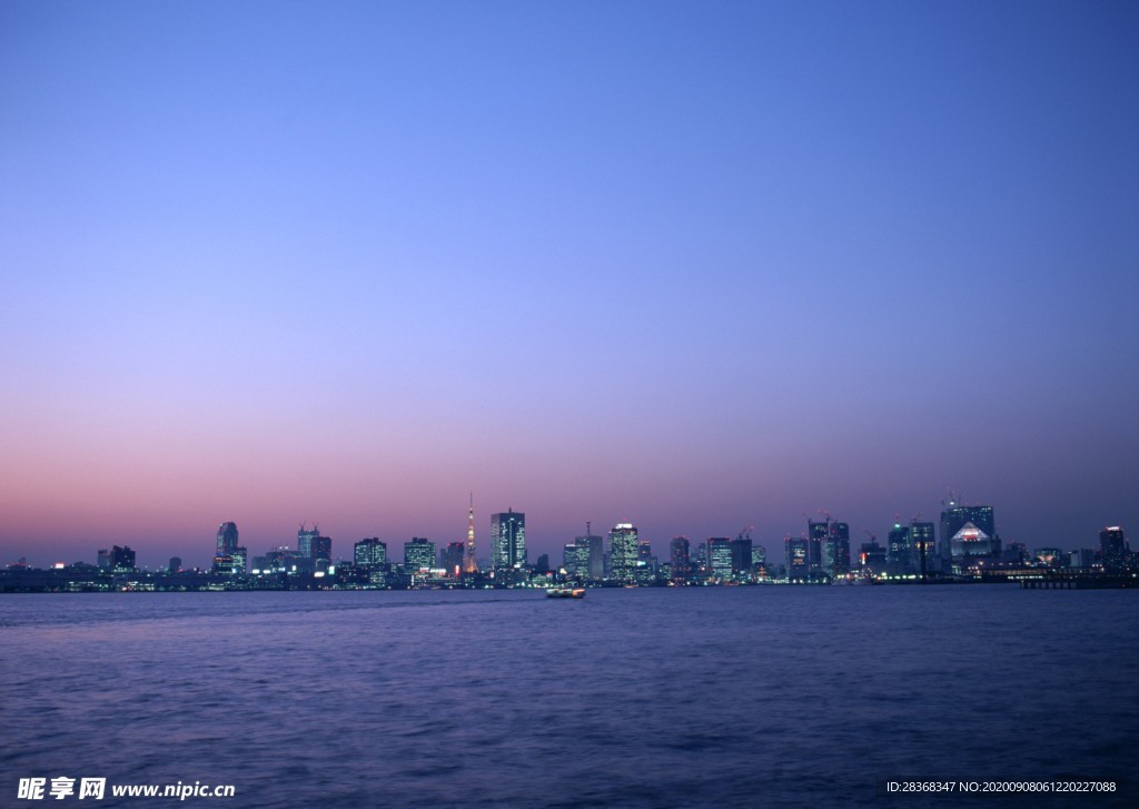 商业都市背景