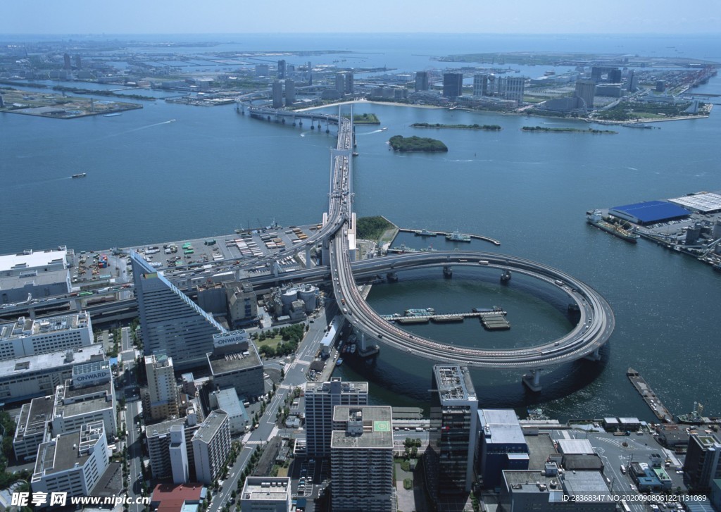 商业都市背景