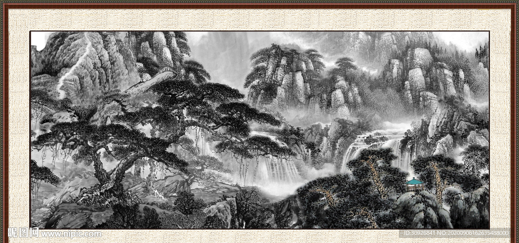 国画山水