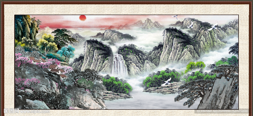 国画山水