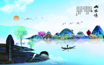 中国水墨海报
