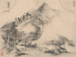 中国风传统水墨画