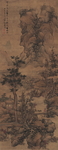 传统山水水墨国画