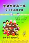 文明餐桌公勺公筷