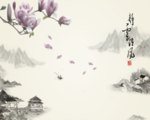 中国风新中式山水画