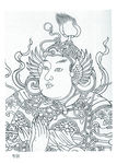 线描画谱