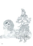 线描画谱