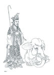 线描画谱