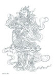 线描画谱