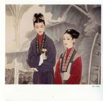 线描仕女图