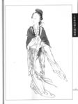 线描仕女图