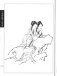 线描仕女图