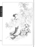 线描仕女图