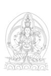 佛像线描