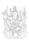 佛像线描