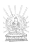 佛像线描
