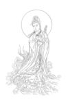 佛像线描