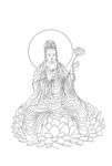 佛像线描