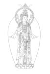 佛像线描