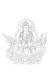 佛像线描