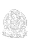 佛像线描